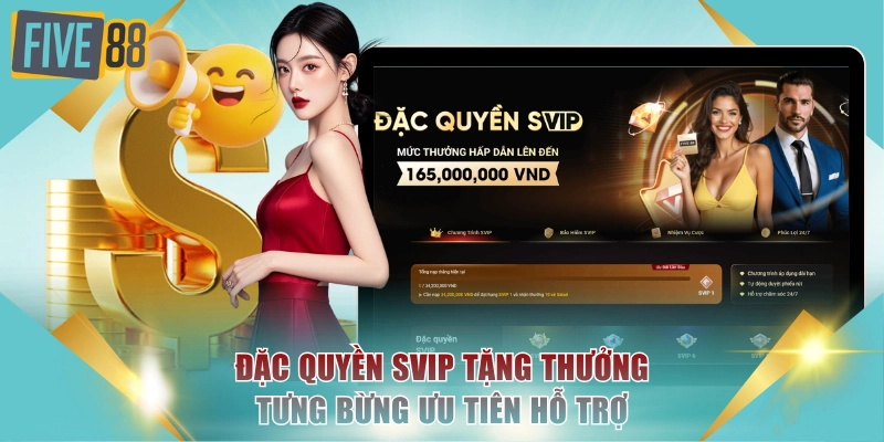 FIVE88 ⭐Nhà Cái Uy Tín Đăng Ký Tặng 100% Nạp Đầu 21 Đặc quyền SVIP tặng thưởng tưng bừng ưu tiên hỗ trợ