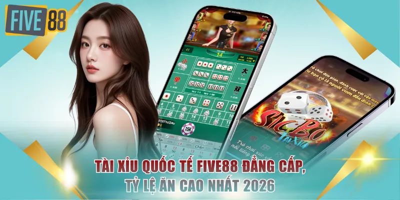 Tài Xỉu Quốc Tế FIVE88 Đẳng Cấp, Tỷ Lệ Ăn Cao Nhất 2026 2 Tài Xỉu quốc tế